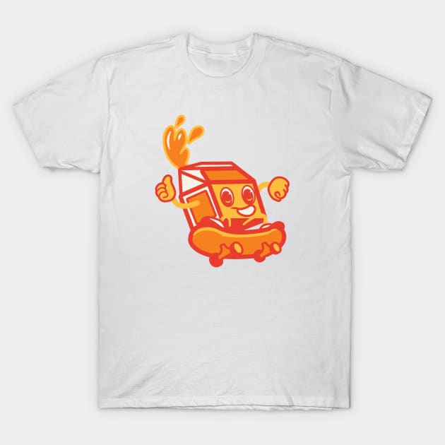 Orange Juice Shred T-Shirt by Buenos Biscuits